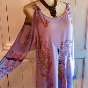 Free People Clear Skies cold shoulder tunic dress